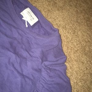 blue cotton on oversized ruffled sweater🦋